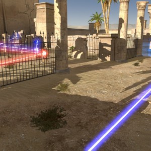 Talos Principle : La lumière est à la base du gameplay.